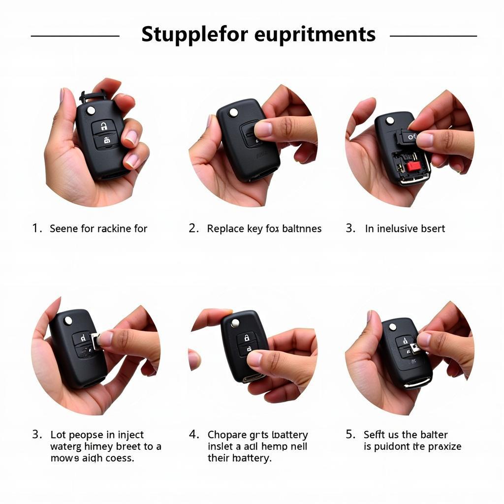 Replacing Car Key Fob Battery