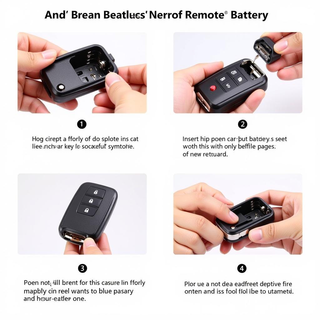 Replacing Car Key Remote Battery Step-by-Step Guide