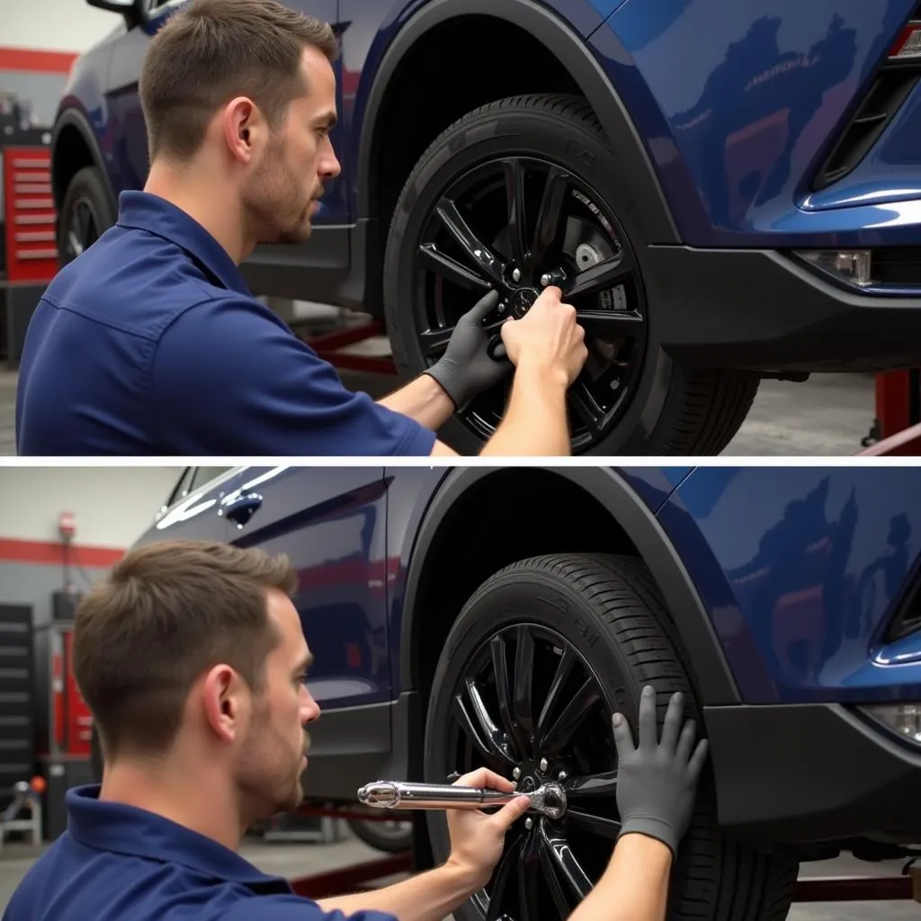 Replacing a Car Tire in CMS 2018