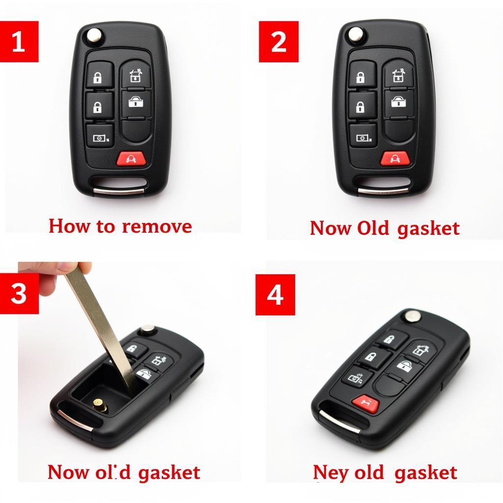 Replacing a Damaged Key Fob Gasket