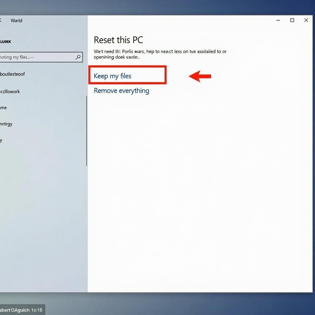  Reset This PC in Windows 10 