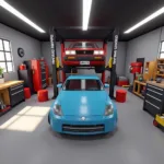 Custom Garage in Roblox Car Repair Simulator