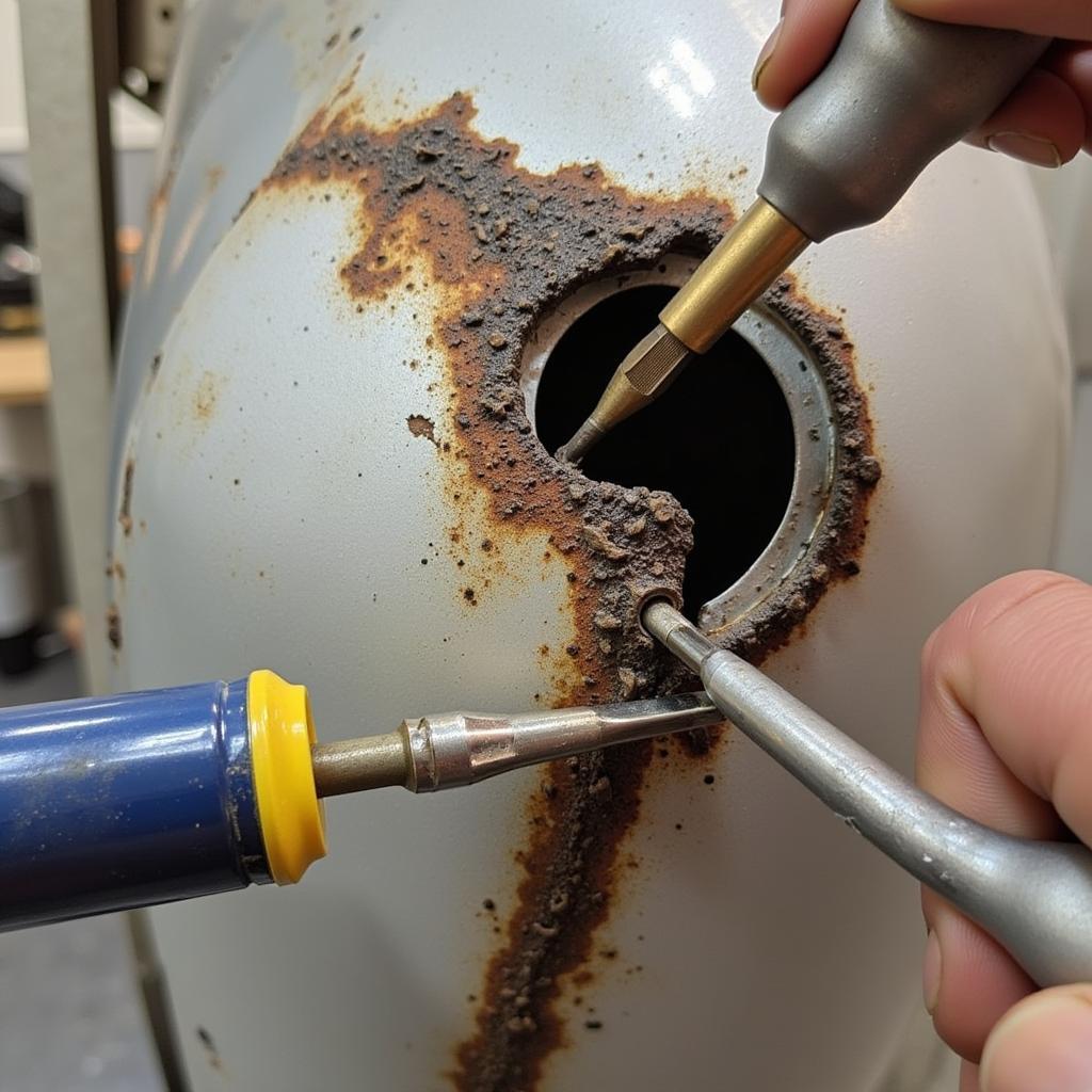 Rust Repair on a Car Body in Trowell, Nottingham