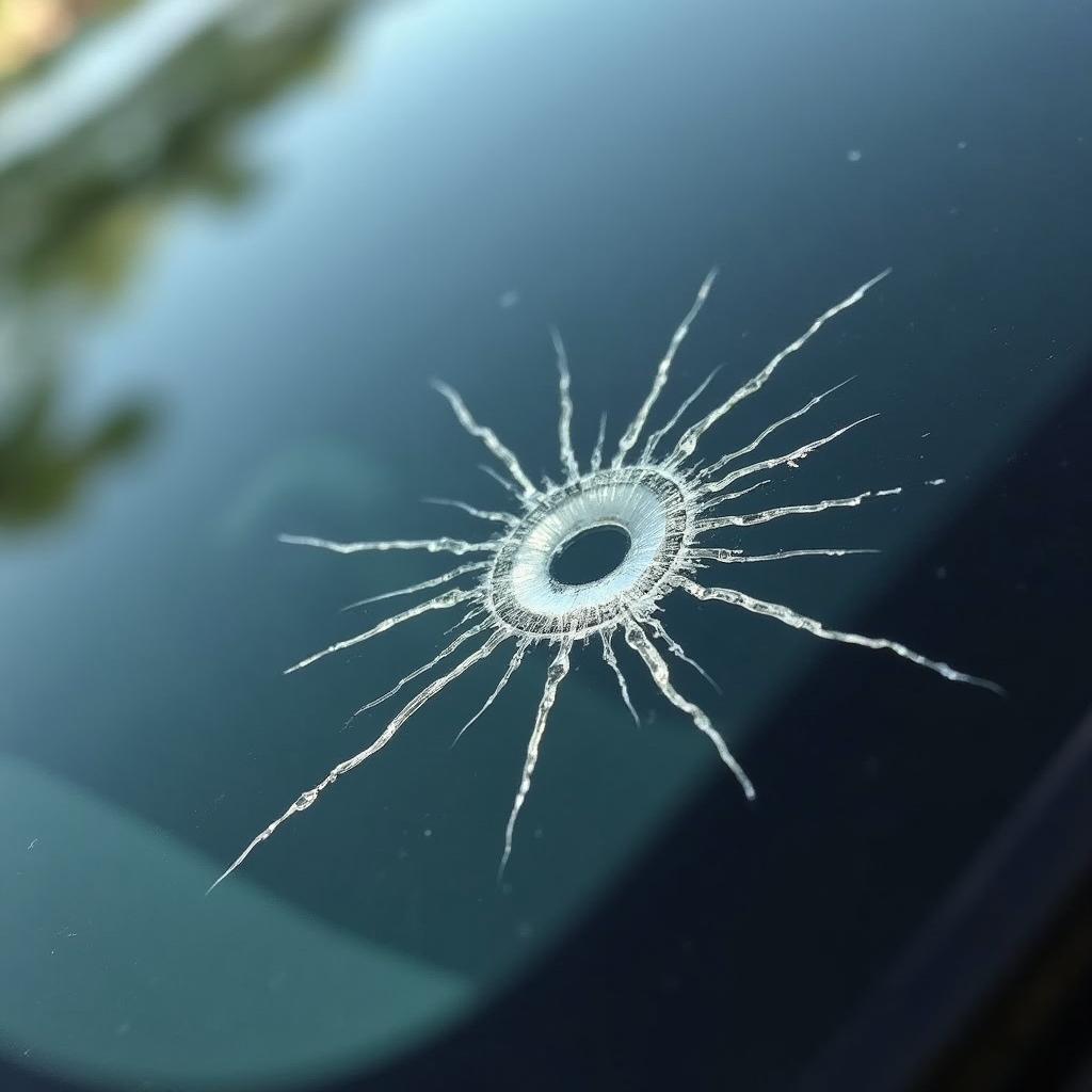 Satellite Car Window Damage