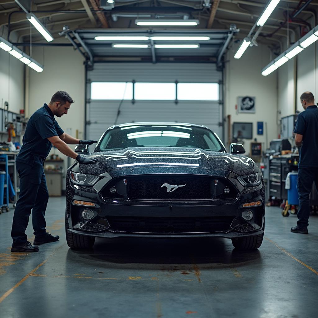 Modern car bodywork repair shop in Sevenoaks