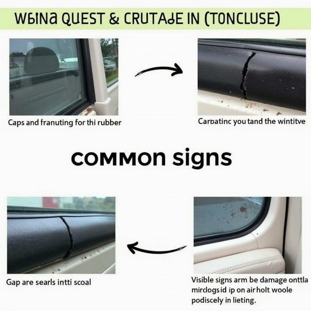 Signs of Worn Car Window Seal