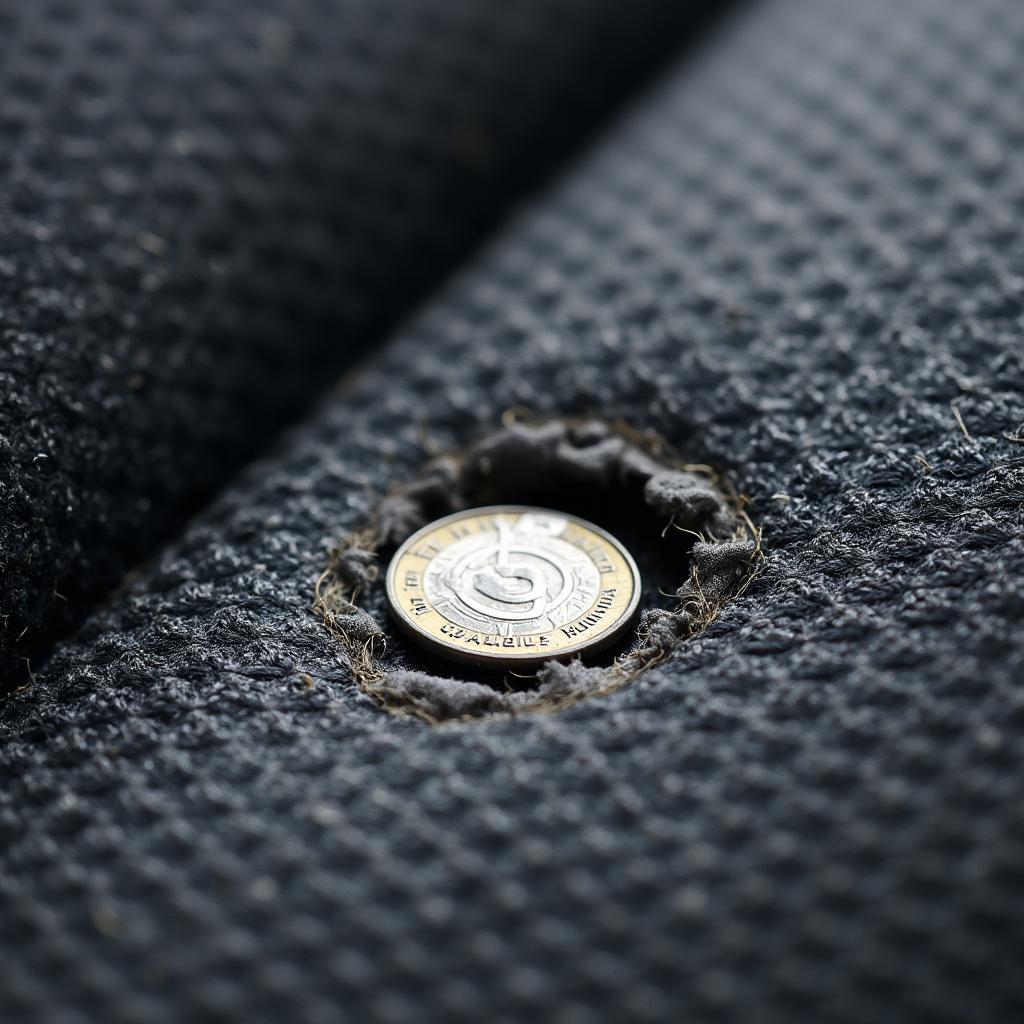 Small Hole in Car Seat Fabric