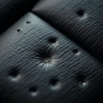 Small Leather Tears in Car Seat