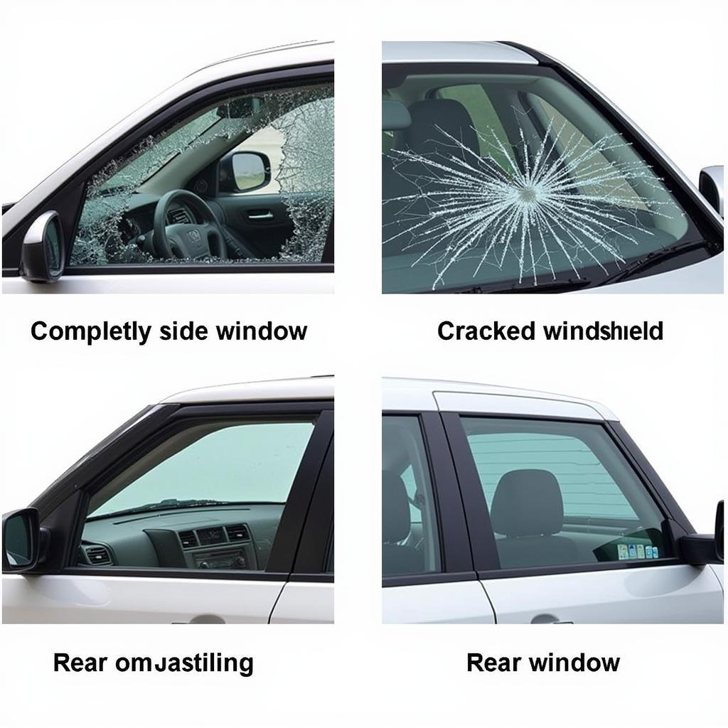 Types of Smashed Car Windows