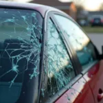 Car window damage in Southaven MS