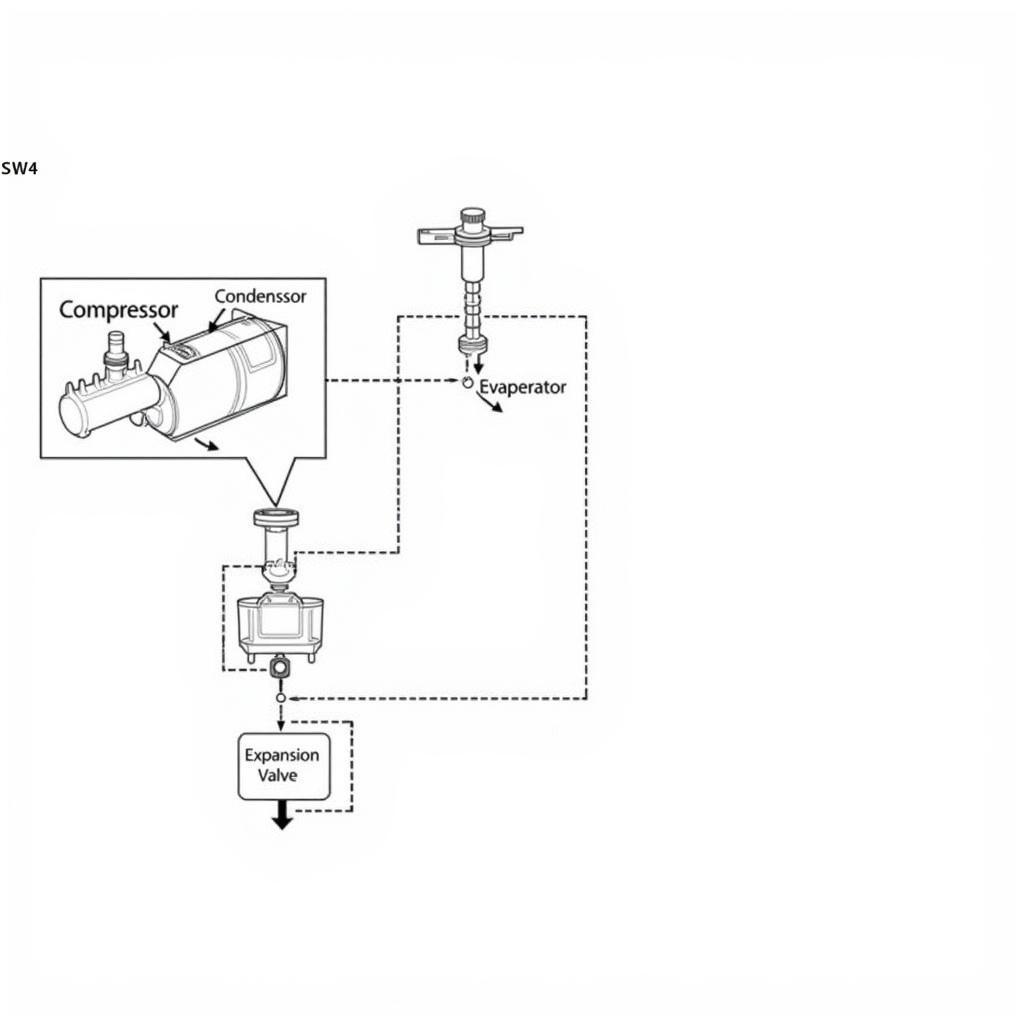 Toyota SW4 AC System Diagram