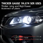 Upgraded Headlights Requiring Thicker Gauge Wire