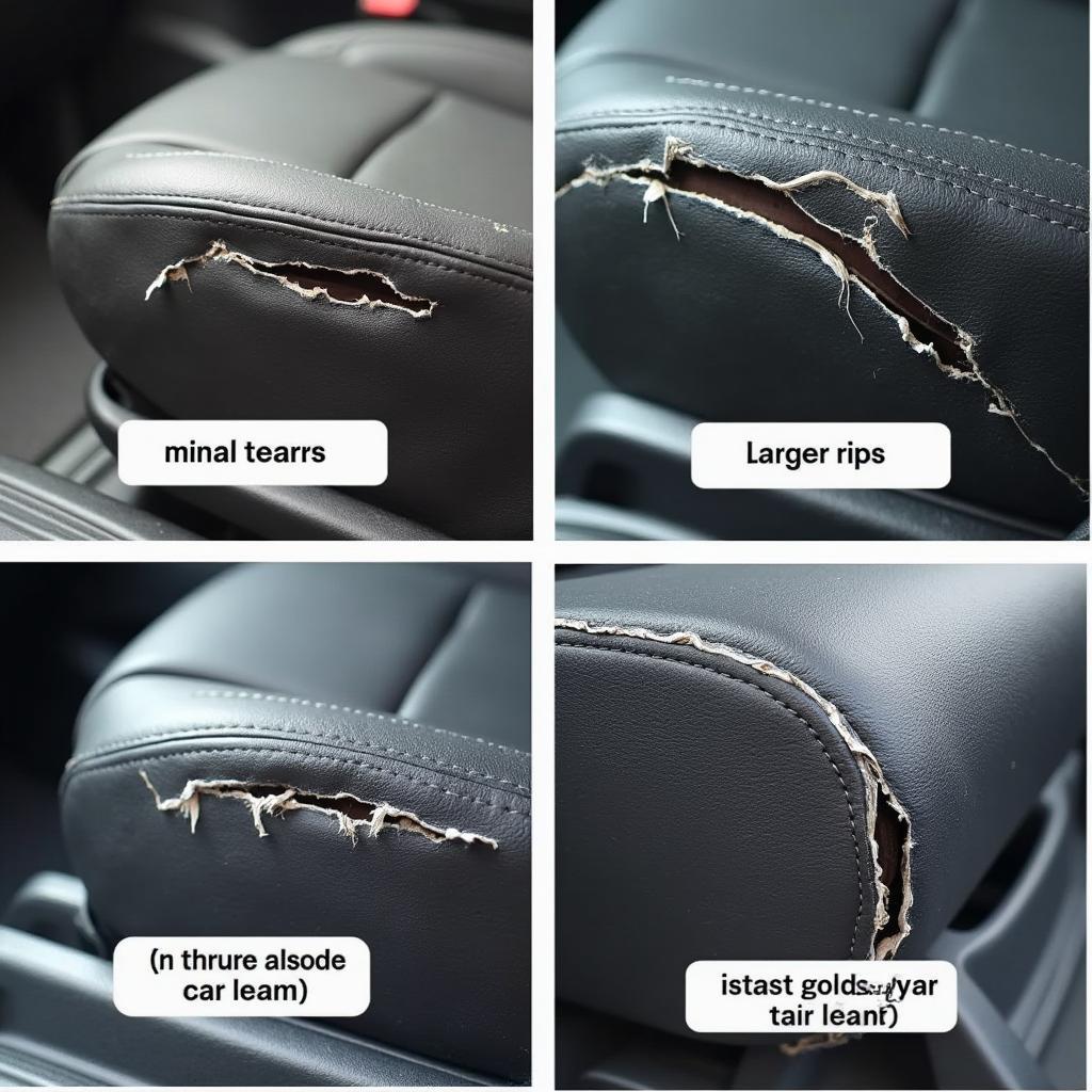 Types of Torn Car Seats