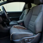 Torn Leather Car Seat