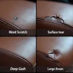 Types of Leather Seat Damage