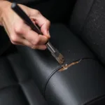 Repairing a Town Vinyl Car Seat