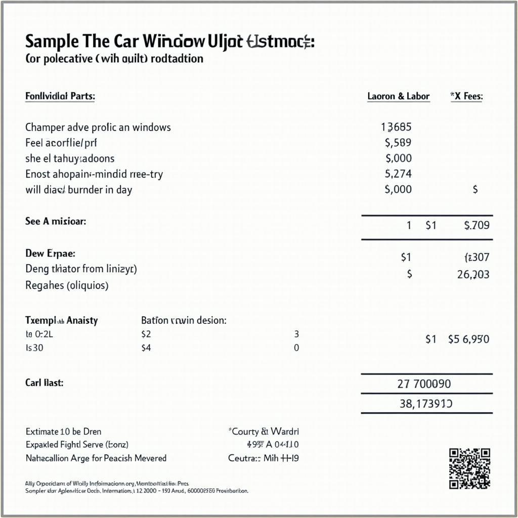 Car Window Repair Cost Breakdown