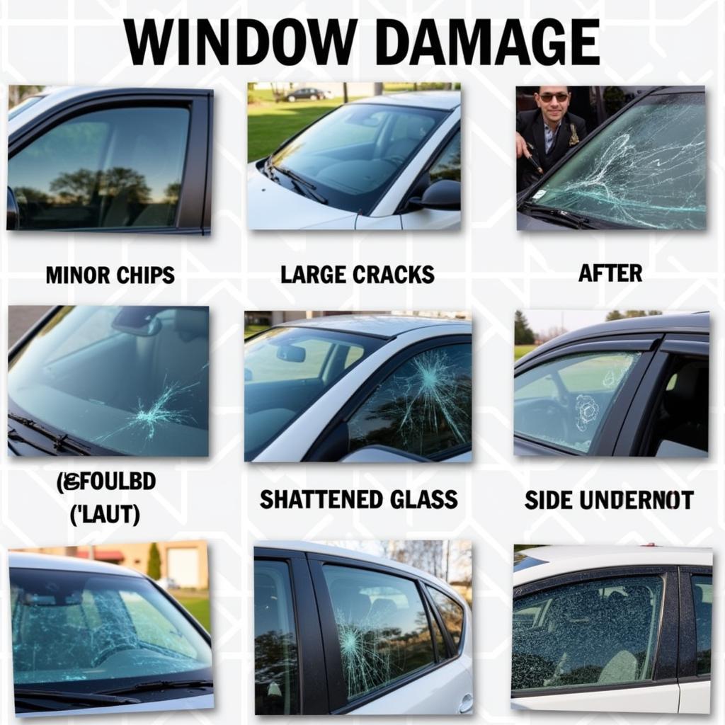 Types of Car Window Damage in Tulsa