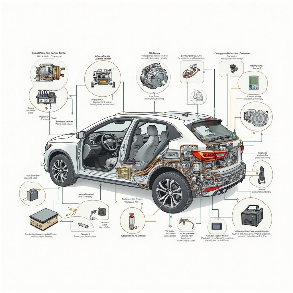 Modern Car Electrical System Diagram