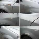 Car paint damage in Twickenham