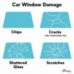 Different Types of Car Window Damage