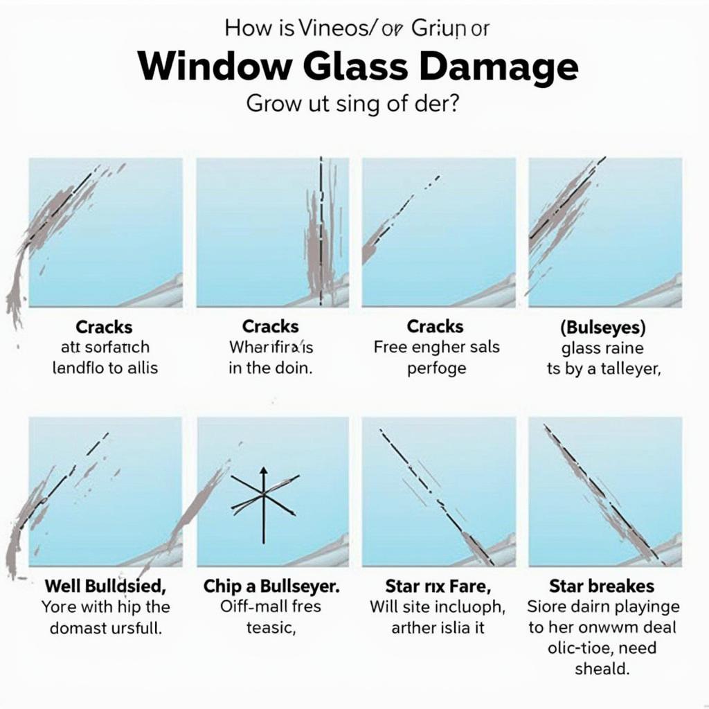 Common Types of Car Window Glass Damage