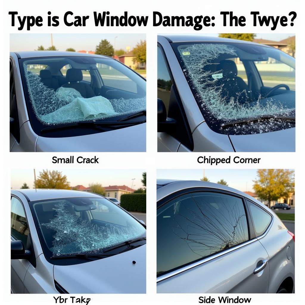 Different Types of Car Window Damage