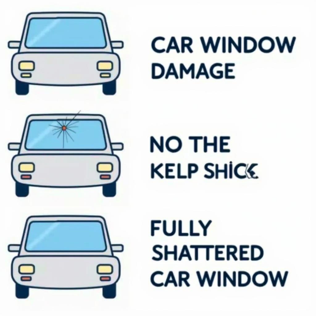 Types of Car Window Damage - Chips, Cracks, and Shatter