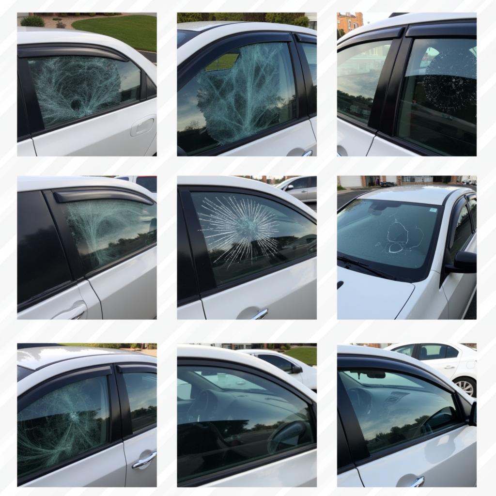 Different types of car window damage common in York