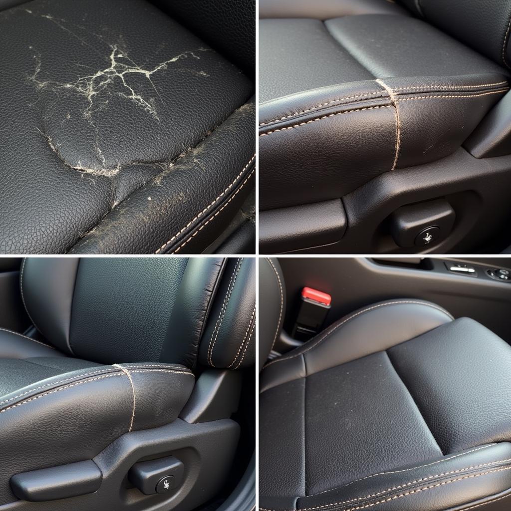 Types of Leather Car Seat Damage