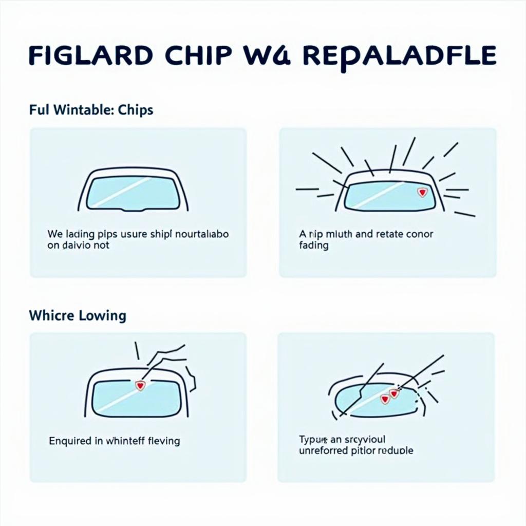 Types of windscreen chips