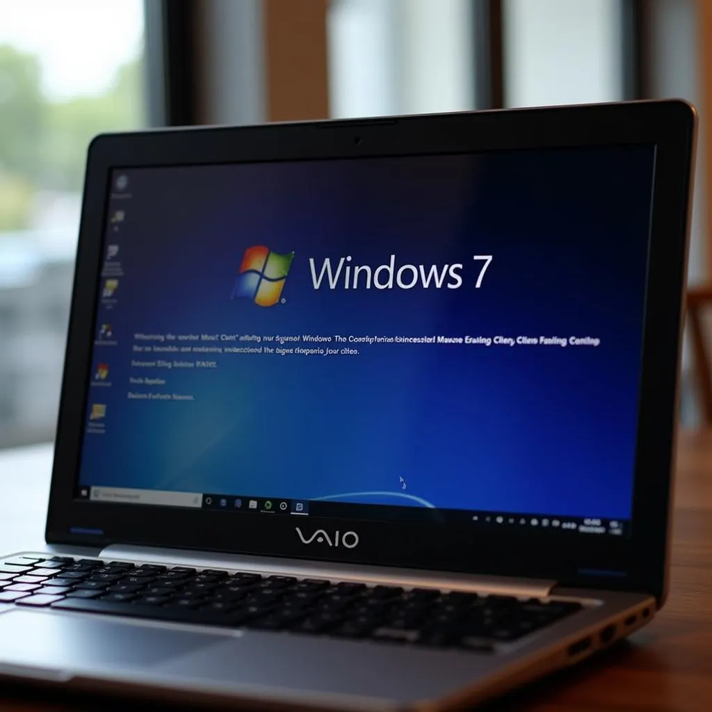 VAIO Laptop Displaying Error Message