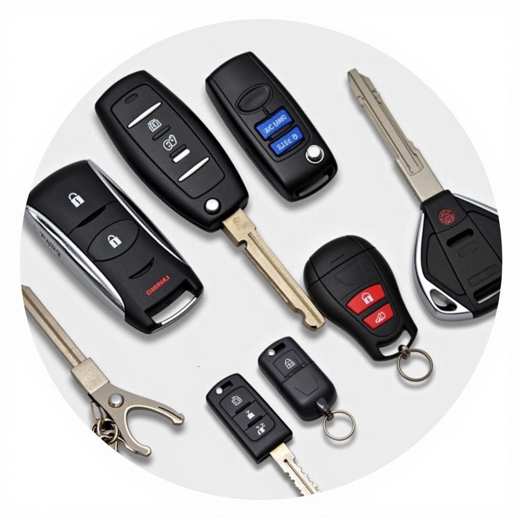 Variety of Car Keys