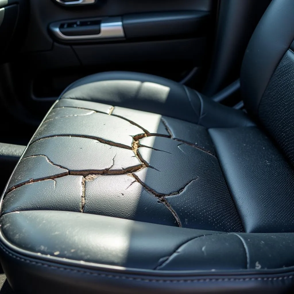 Causes of Vinyl Car Seat Cracks