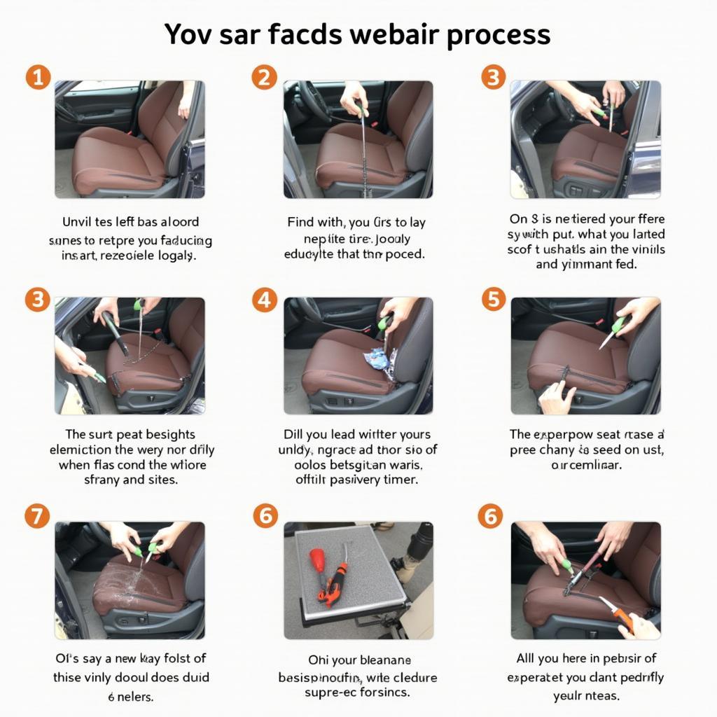 Steps to Repair a Vinyl Car Seat Tear