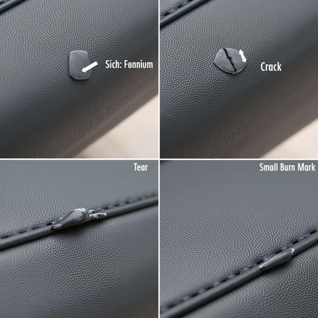 Types of Vinyl Seat Damage