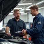 Consultation with a Car Repair Expert in Warrington