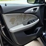 Water Damage From Faulty Car Window Seal