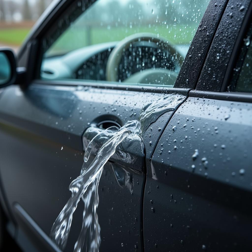 Water Leak Car Door Window Seal