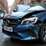 Car with Collision Damage in West End Glasgow