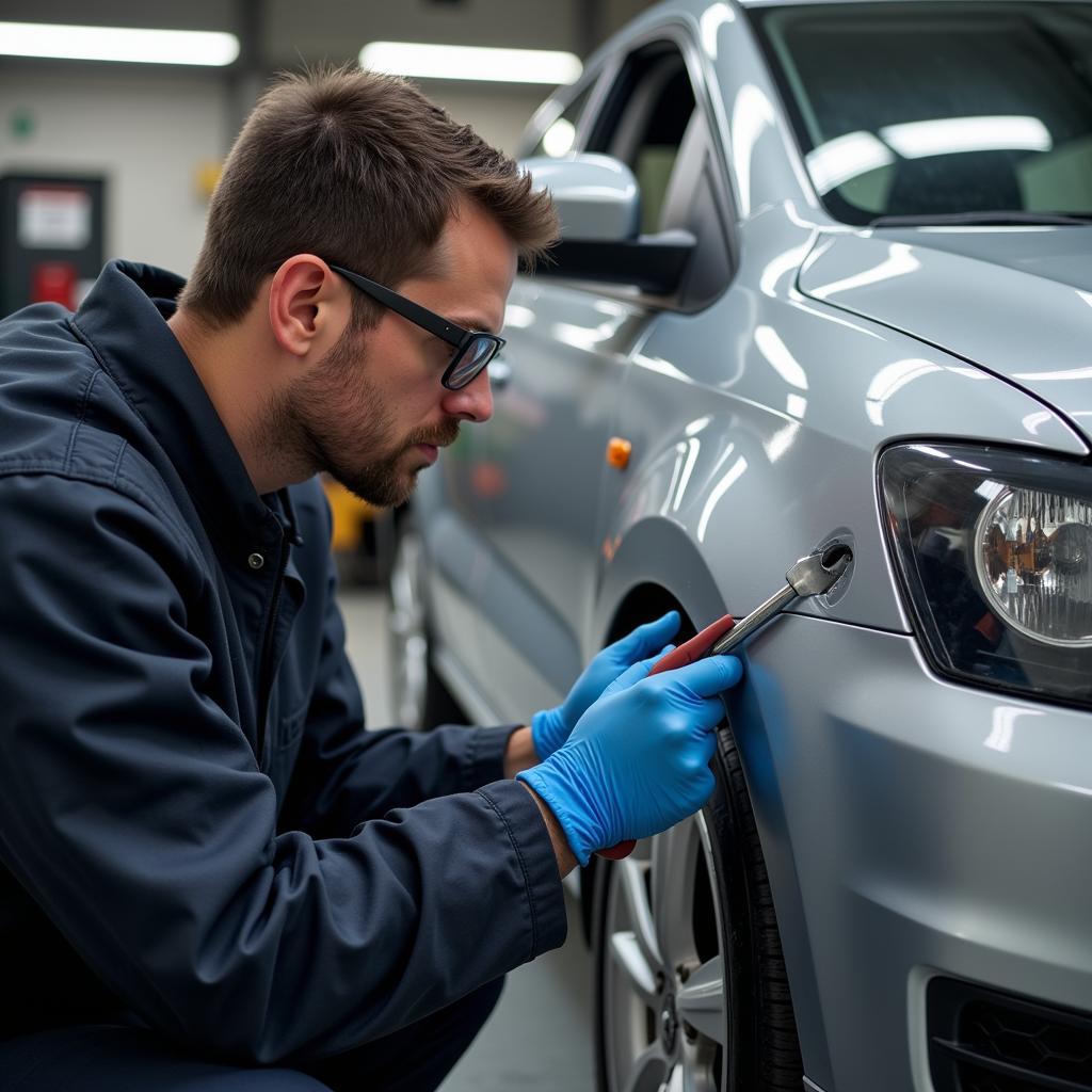 Assessing Car Body Damage in West London