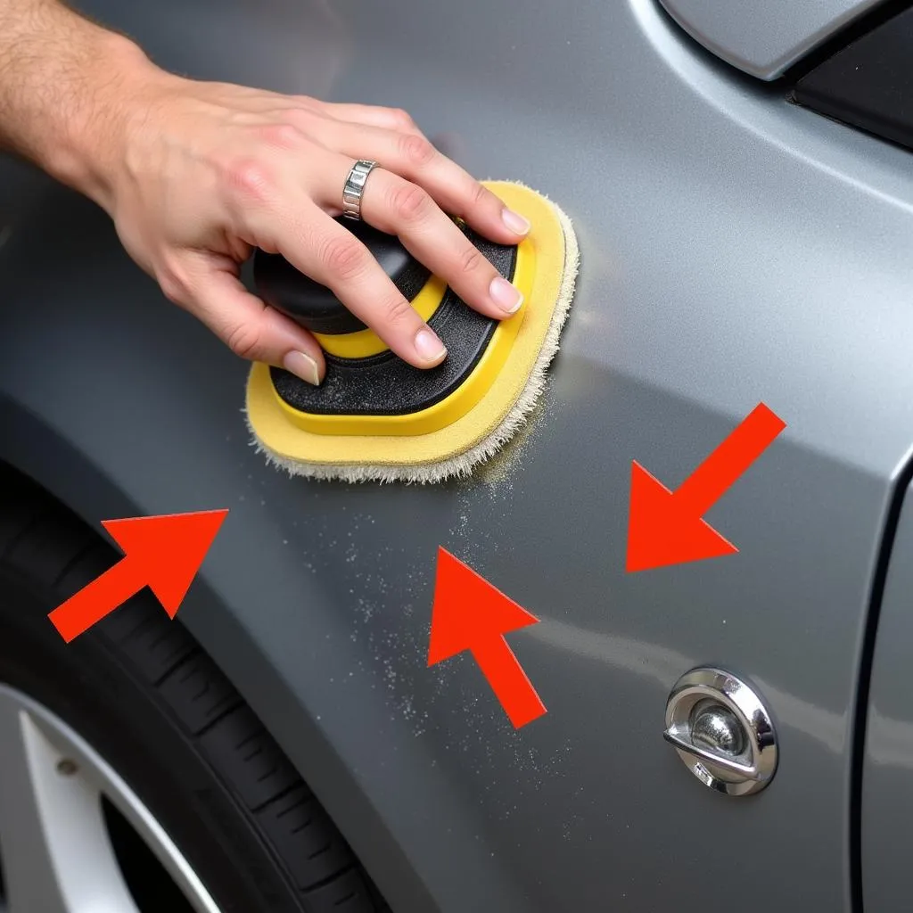 Wet Sanding a Car Scratch