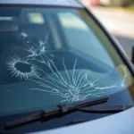 Car window damage in Wilmington, NC