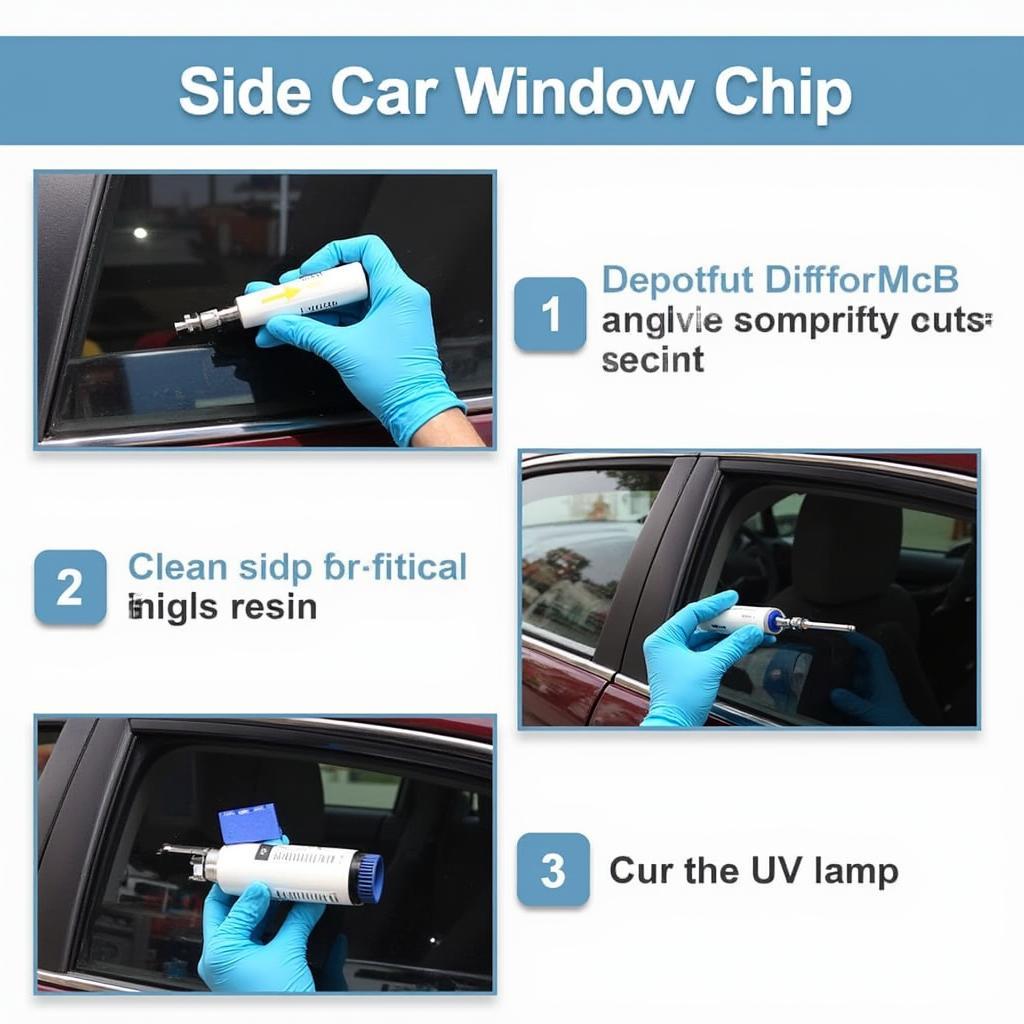 Side Car Window Chip Repair Process