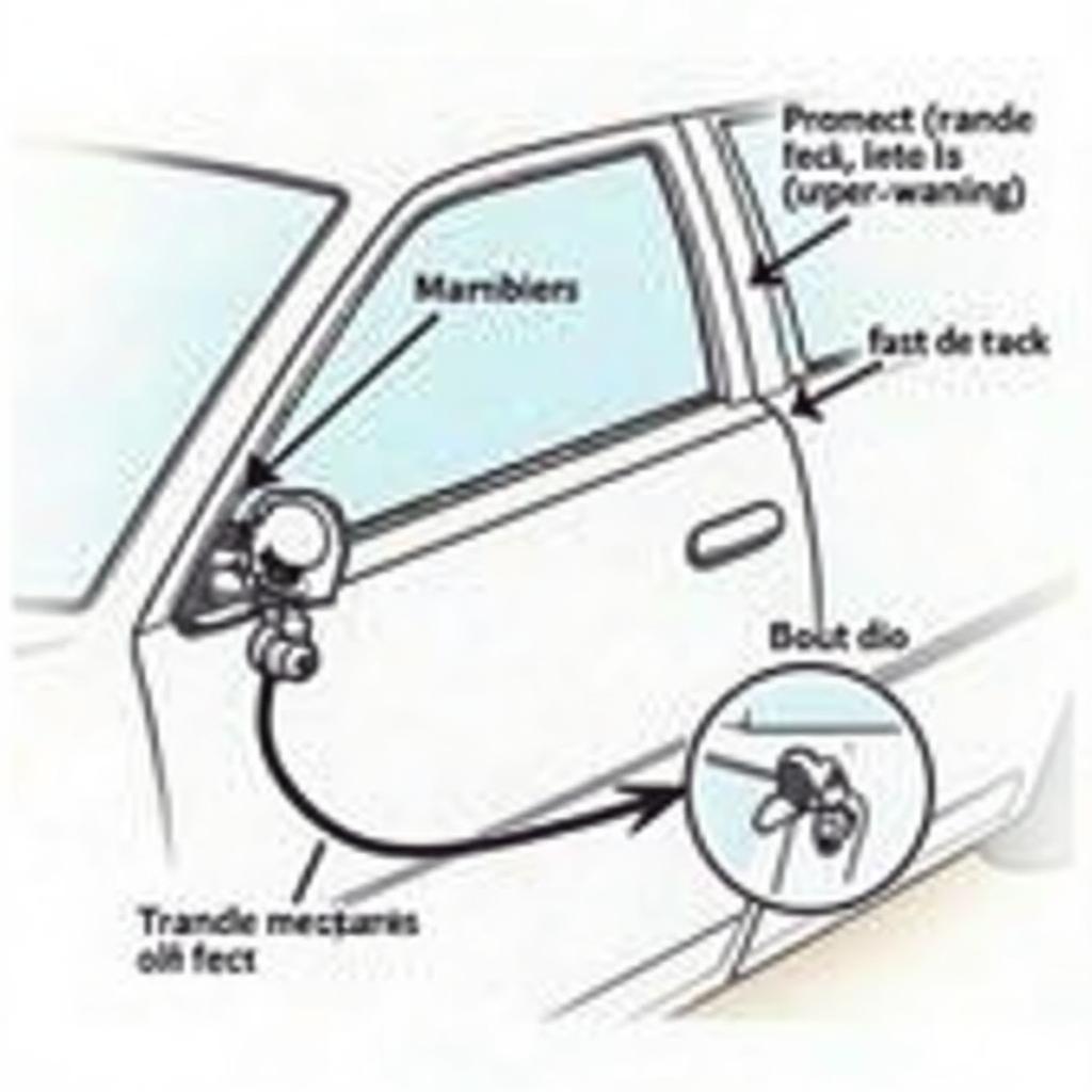 Car window off track mechanism