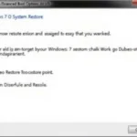 Windows 7 Automatic Repair System Restore Screen