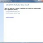 Initiating Windows 7 Clean Install
