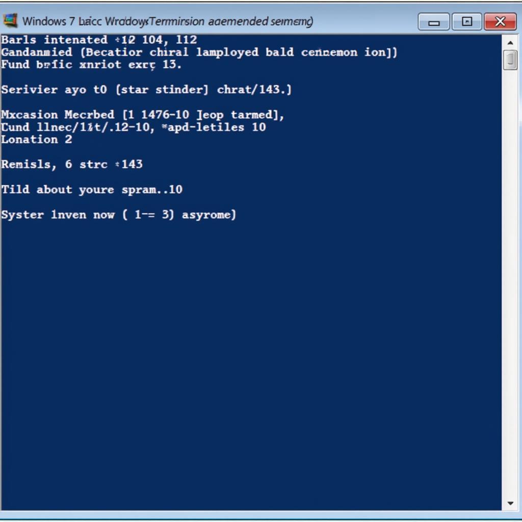 Windows 7 Command Prompt