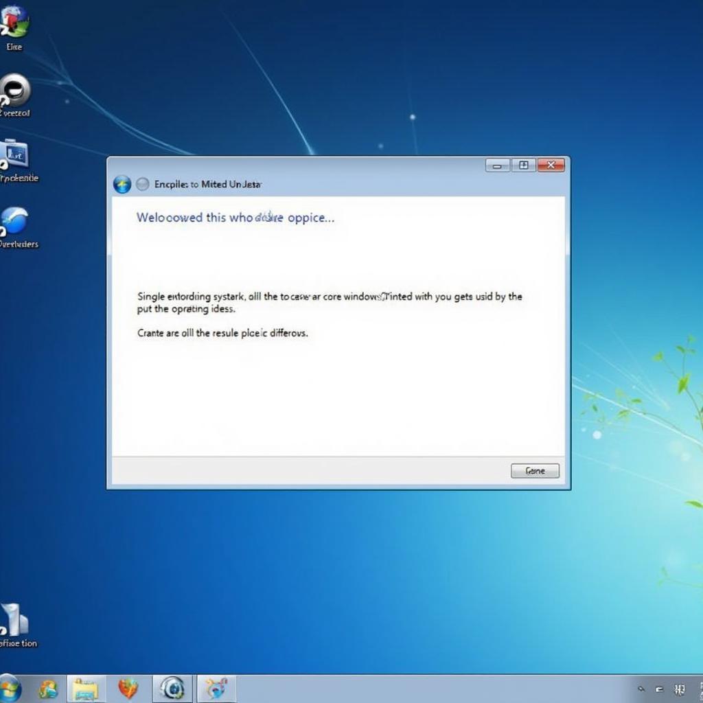 Error message during a Windows 7 update attempt