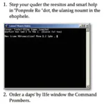 Accessing Command Prompt in Windows XP